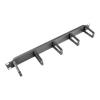 Lanberg 19" cable management panel with 5 plastic holders 1U type B, black | Lanberg