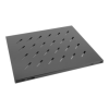 Lanberg 19" fixed shelf 1U/465x515mm max load capacity up to 120kg, black | Lanberg