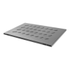 Lanberg 19" fixed shelf 1U/465x715mm max load capacity up to 120kg, black | Lanberg