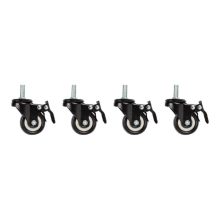 Lanberg Castors x4 with thread and brake for wall mounting cabinets | Lanberg