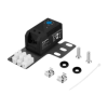 Lanberg Closed-loop thermostat 10A for rack cabinets with 19" ear and terminal block, black | Lanberg