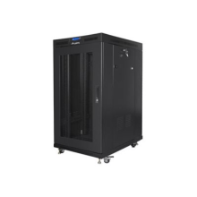 Lanberg Rack cabinet 19" free-standing 22U/800x1000 (flat pack) with mesh door lCD V2, black | Lanberg