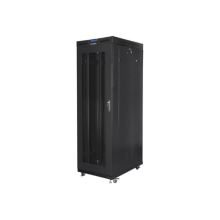 Lanberg Rack cabinet 19" free-standing 27U/800x1200 (flat pack) with mesh door lCD, black | Lanberg