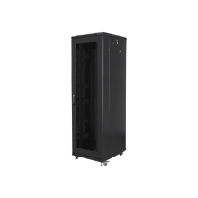 Lanberg Rack cabinet 19" free-standing 42U/600x800 (flat pack) with mesh door, black | Lanberg