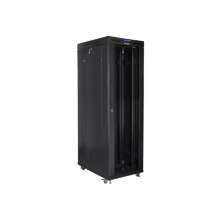Lanberg Rack cabinet 19" free-standing 42U/800x1000 (flat pack) with glass door lCD V2, black | Lanberg
