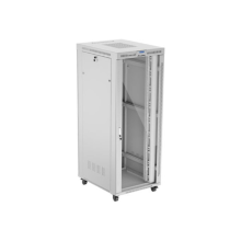 Lanberg Rack cabinet 19" free-standing 42U/800x1000 (flat pack) with glass door lCD V2, grey | Lanberg