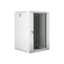 Lanberg Rack cabinet 19" wall-mount 18U/600x600 (flat pack) V2, grey | Lanberg