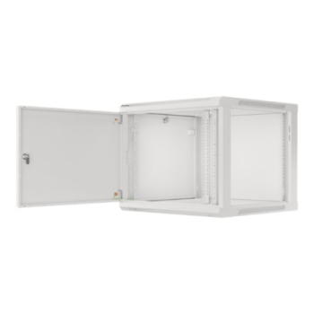 Lanberg Rack cabinet 19" wall-mount 9U/600x600 (flat pack) for self-assembly with metal door, grey | Lanberg Lanberg Rack cabinet 19" wall-mount 9U/600x600 (flat pack) for self-assembly with metal door, grey | Lanberg