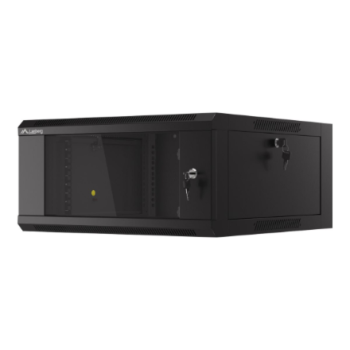 Lanberg Rack cabinet 19" wall-mounted 4U 600 fast assembly (flat pack), black | Lanberg Lanberg Rack cabinet 19" wall-mounted 4U 600 fast assembly (flat pack), black | Lanberg
