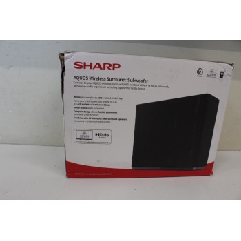 SALE OUT. Sharp AQUOS Wireless Surround Subwoofer | Sharp | AQUOS Surround Subwoofer | CP-AWS0101 | Wi-Fi | DAMAGED PACKAGING | Wireless connection