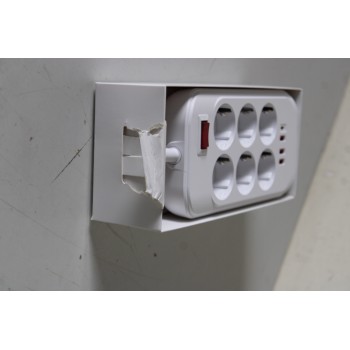SALE OUT. ColorWay CW-CHE64PDW Power Socket: 6xEU plugs/3xUSB-A/1xUSB-C White 2M | ColorWay | Power Socket | CW-CHE64PDW | DAMAGED PACKAGING