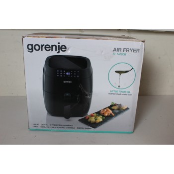 SALE OUT. Gorenje AF1409DB Fryer, 3,5 L, 1400 W, Black | Gorenje | Air Fryer | AF1409DB | Power 1400 W | Capacity 3.5 L | Black | DAMAGED PACKAGING
