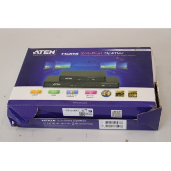 SALE OUT.  | Aten | 4-Port 4K HDMI Splitter | VS184A | DAMAGED PACKAGING